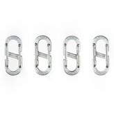 Karabiny S-Biner® NanoLock™ - 4 pack