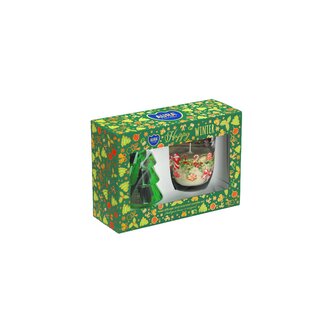 Vánoční set vonná ve skle + difuser (zelený)