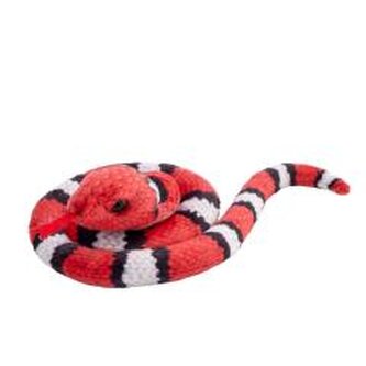 Wąż zwinięty czerwono-biały 50 cm Wąż zwinięty czerwono-biały 50 cm