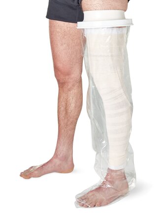 Ochranný sprchovací návlek na celou nohu Vitility 70110790