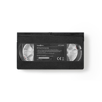 Nedis CLTP100BK čisticí VHS kazeta pro videorekordéry, kapalina 20 ml Nedis CLTP100BK čisticí VHS kazeta pro videorekordéry, kapalina 20 ml