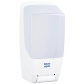 Dávkovač tekuté mycí pasty, tekutého mýdla a dezinfekcí GROUP - bílý