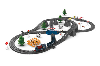 Vlak trať s efekty 112x61x7,5 cm