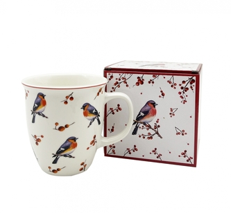 Porcelánový hrnek VÁNOČNÍ PTÁČCI 3, 650 ml  Porcelánový hrnek VÁNOČNÍ PTÁČCI 3, 650 ml