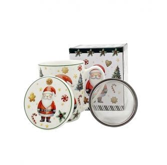 Porcelánový hrnek byliňák SANTA 360 ml Porcelánový hrnek byliňák SANTA 360 ml