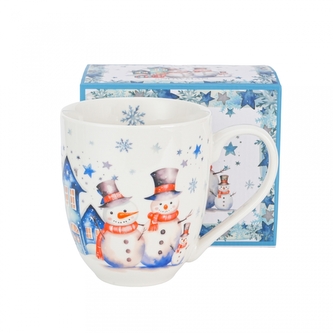 Porcelánový hrnek XXL SNĚHULÁK, 1000 ml v krabičce Porcelánový hrnek XXL SNĚHULÁK, 1000 ml v krabičce