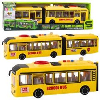 Autobus przegubowy otwierane drzwi światło dźwięk