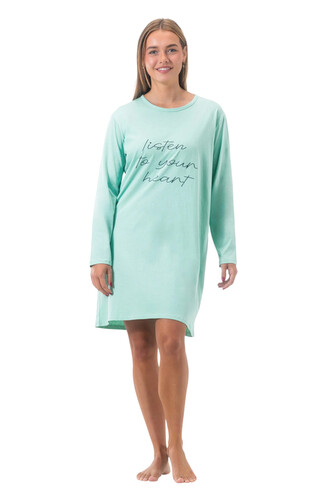 Dámská noční košile Gaubert zelená (GB-6804) M Dámská noční košile Gaubert zelená (GB-6804) M