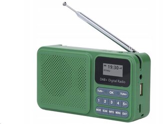 Rádio Openbox DAB-P11-SOLAR DAB+/FM rádio s BT, MP3, nabíjení USB-C/solární panel
