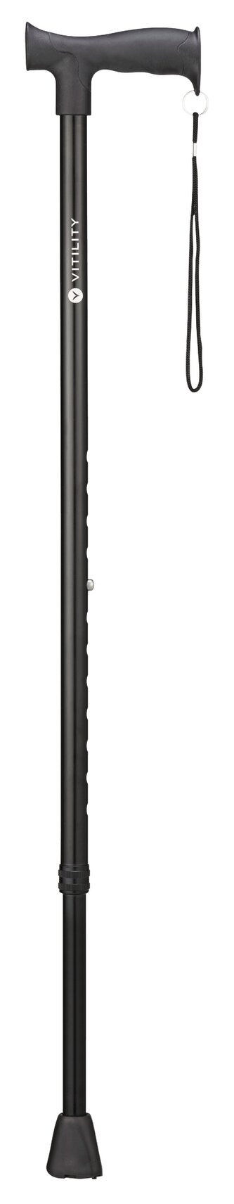 Vycházková hůl 71 cm černá Vitility 70510420