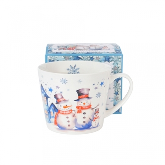 Porcelánový hrnek SNĚHULÁK 600 ml v krabičce Porcelánový hrnek SNĚHULÁK 600 ml v krabičce