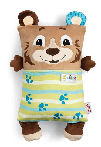 NICI Cosidoos plyš Medvěd oboustranný motiv 30x20cm