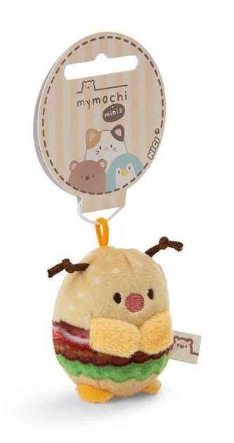 NICI přívěsek MyMochi Beruška Dozz hamburger 5cm