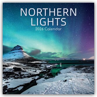 Northern Lights - Nordlicht - Aurora Borealis 2026 - 16-Monatskalender