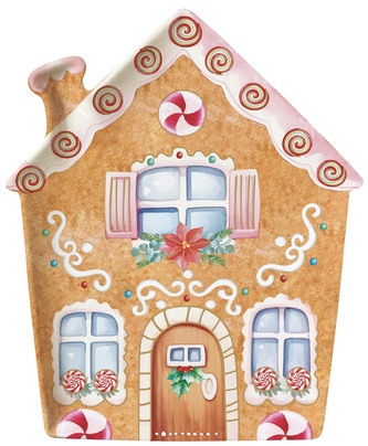 Porcelánový servírovací tác Sweet Christmas