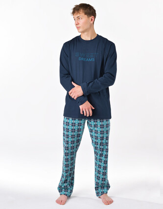 Pánské pyžamo Gino vícebarevné (79205-DCMMGA) 3XL