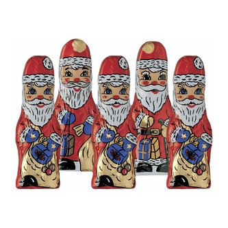 Figurka Santa Claus z mléčné čokolády 5 x 12,5 g BIO   ROSENGARTEN