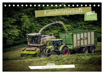 Landwirtschaft 2026 (Tischkalender 2026 DIN A5 quer), CALVENDO Monatskalender
