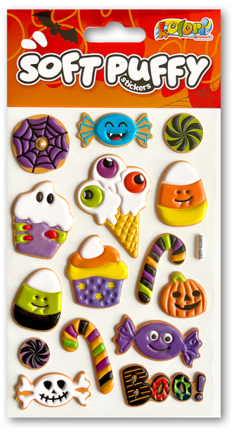 Naklejki Puffy Halloween Sweets SWPH-3202 Kolori, Penmate