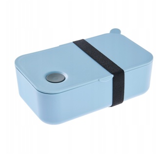 Svačinkový box Luna - 0,9 l, modrý; modrá; plast