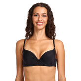 Dámská podprsenka Gina vyztužená s kosticemi černá (17009) 80D