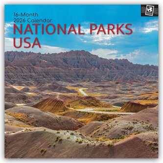 National Parks USA 2026 - 16-Monatskalender