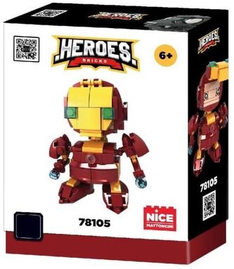 Klocki Heros! 195 elementów. 6+, Nice