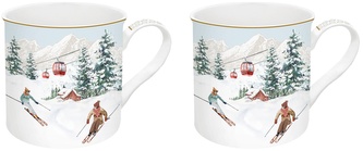 Porcelánové hrnky Chalet