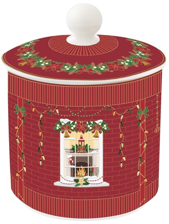 Porcelánová dóza Festive Avenue