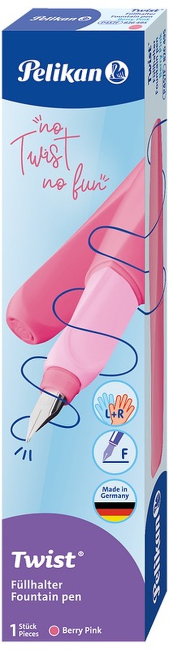 Pióro wieczne Twist F Berry Pink, Pelikan Pióro wieczne Twist F Berry Pink, Pelikan