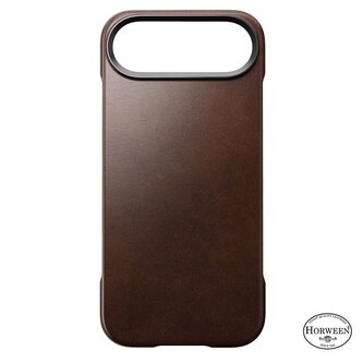 Nomad Traditional Leather Case, rustic brown (Horween) - iPhone Air