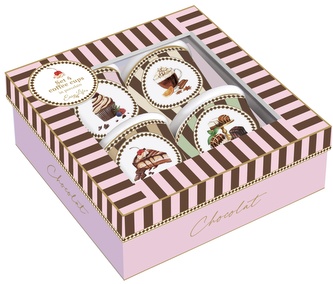 Sada čtyř pohárků na espresso Sweet Moments