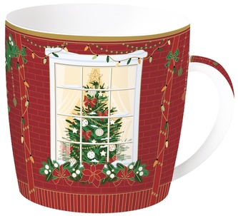 Porcelánový hrnek v plechové krabičce Festive Avenue