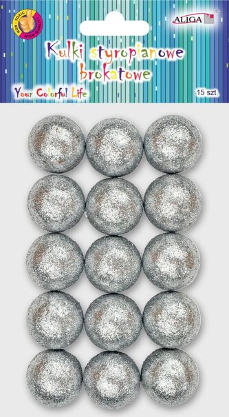 ALIGA kuličky KSB-1612 stř brokát 15ks