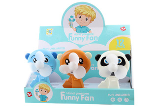 Větrák zvířátka 12/balení Větrák zvířátka 12/balení