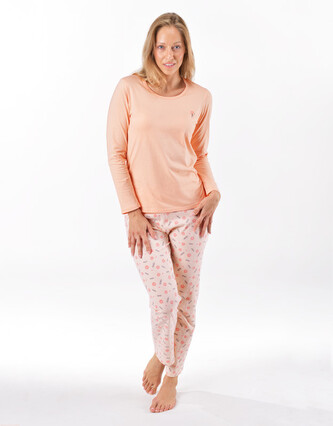 Dámské pyžamo Gina vícebarevné (19167-LROLBH) XXL