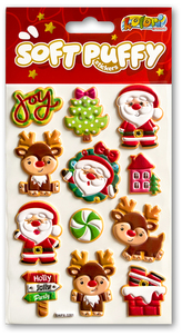 Naklejki Puffy Christmas Santa and the Reindeer SWPX-3201 Kolori, Penmate