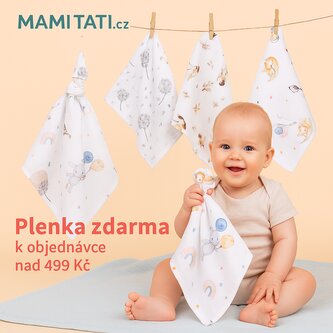 Tetrová plenka Basic 70x80cm - různé vzory, 1ks