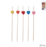 Napichovátka bambus SRDCE 20ks