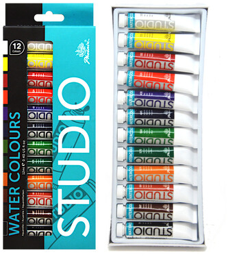 Farby akwarelowe 12-kol.12 ml, Phoenix Farby akwarelowe 12-kol.12 ml, Phoenix