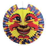 Lampion Slunce/Měsíc, papír, kulatý, 44 cm