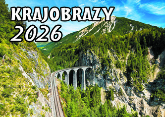 Kalendarz ścienny rodzinny 2026 Krajobrazy