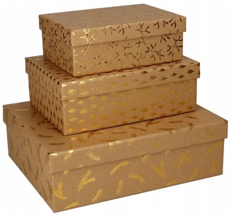 Zestaw pudełek prezentowych świątecznych, Incood