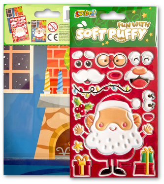 Naklejki Puffy un with Santa Claus SWPX-2101 Kolori, Penmate