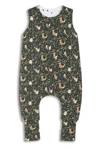 Celoroční spací pytel s nohavicemi Sleepee Green Forest S