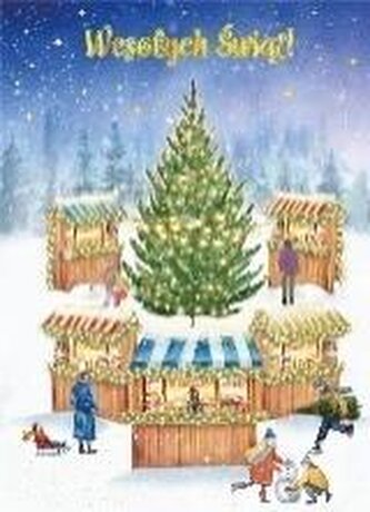 Karnet B6 Boże Narodzenie - Jarmark