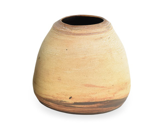 Keramická kalabasa žíhaná cca 0,3 l - světlá