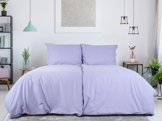B.E.S. - Petrovice, s.r.o. Povlečení BAVLNA Jednobarevné uzavírání ZIP - Levandulová Rozměr: 200 x 220 + 2x 70 x 90