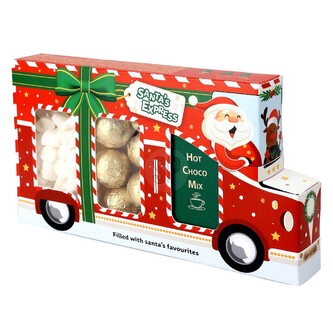 SANTA NÁKLADNÍ VŮZ HORKÁ ČOKOLÁDA