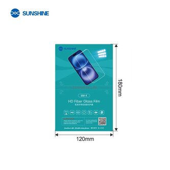 SUNSHINE UV-1 UV Fiber Glass Folie pro Smartphony Pack 25 kusů
